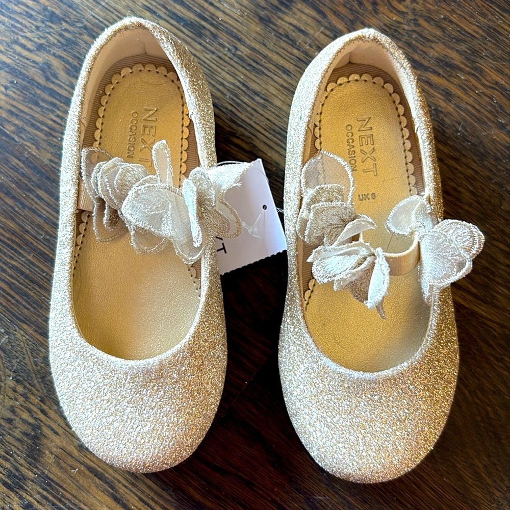 Next glitter ballet flats